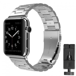 Apple Watch 42 mm Rannekoru ruostumatonta terästä - hopea