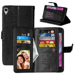 Lompakkotelo Flexi 9-kortti Sony Xperia E5 (F3311)