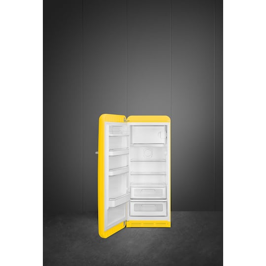 Smeg 50 s Style jääkaappi pakastelokerolla FAB28LYW5 - Gigantti verkkokauppa