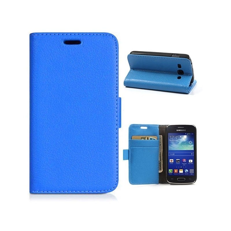 Lompakkokotelo 2-kortti Samsung Galaxy Ace 3 ( GT -s7275) - sininen -  Gigantti verkkokauppa