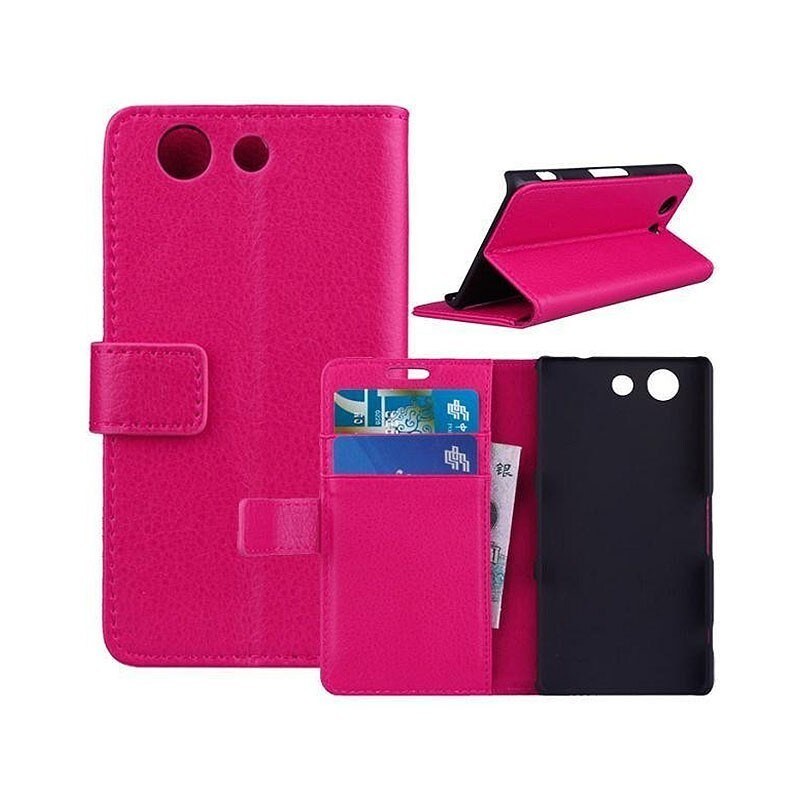 Lompakkokotelo 2-kortti Sony Xperia Z3 Compact (D5803) - pinkki - Gigantti  verkkokauppa