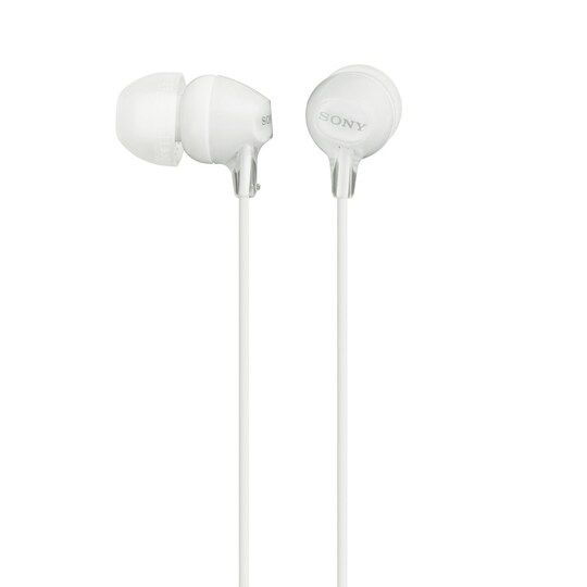 Sony in-ear kuulokkeet MDR-EX15APW (valkoinen) - Gigantti verkkokauppa