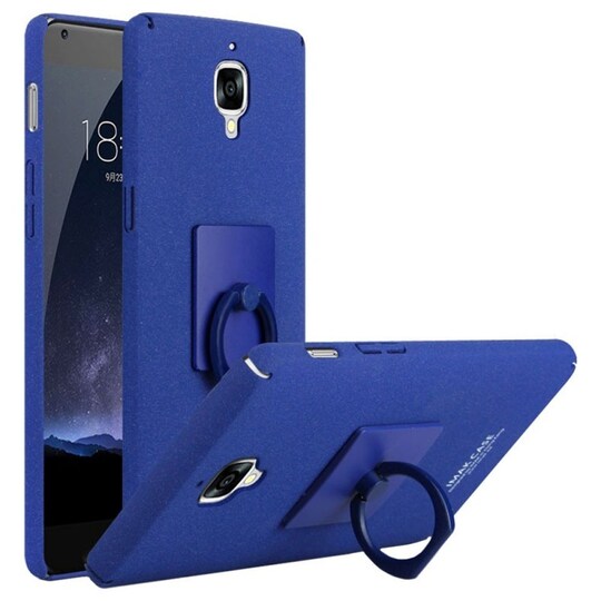 IMAK Ring Case OnePlus 3, 3T - sininen - Gigantti verkkokauppa