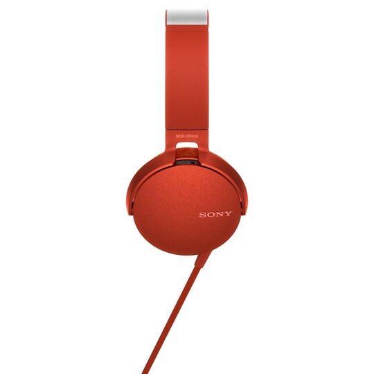 Sony on-ear kuulokkeet MDR-XB550 (punainen) - Gigantti verkkokauppa