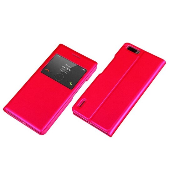 Flip lompakkokotelo Huawei Honor 6 Plus - Fusia - Gigantti verkkokauppa