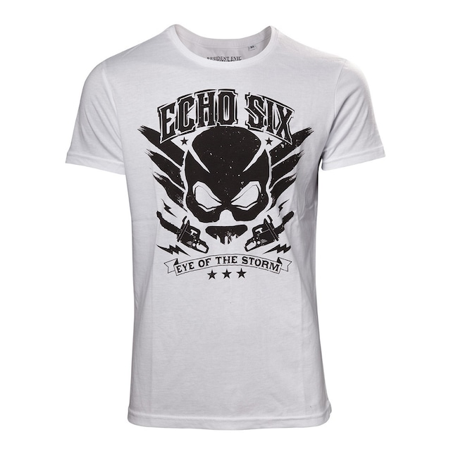 Resident Evil Echo Six t-paita (valkoinen) (L)
