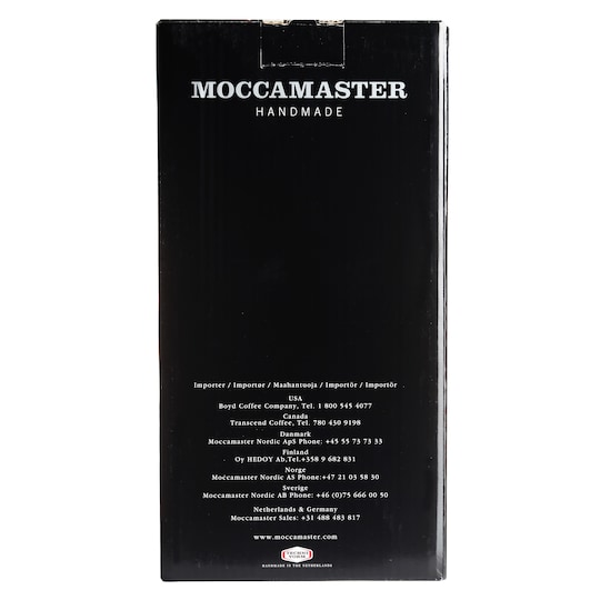 Moccamaster 49307 kahvimylly (musta) - Gigantti verkkokauppa