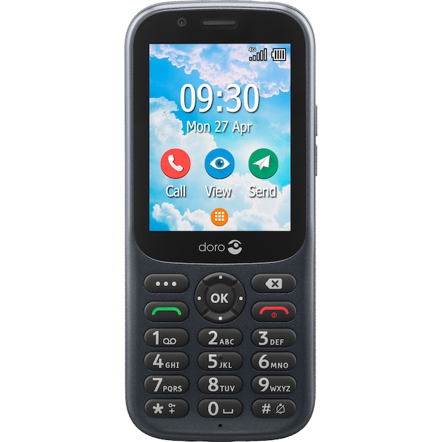 Doro 731X matkapuhelin (grafiitti)
