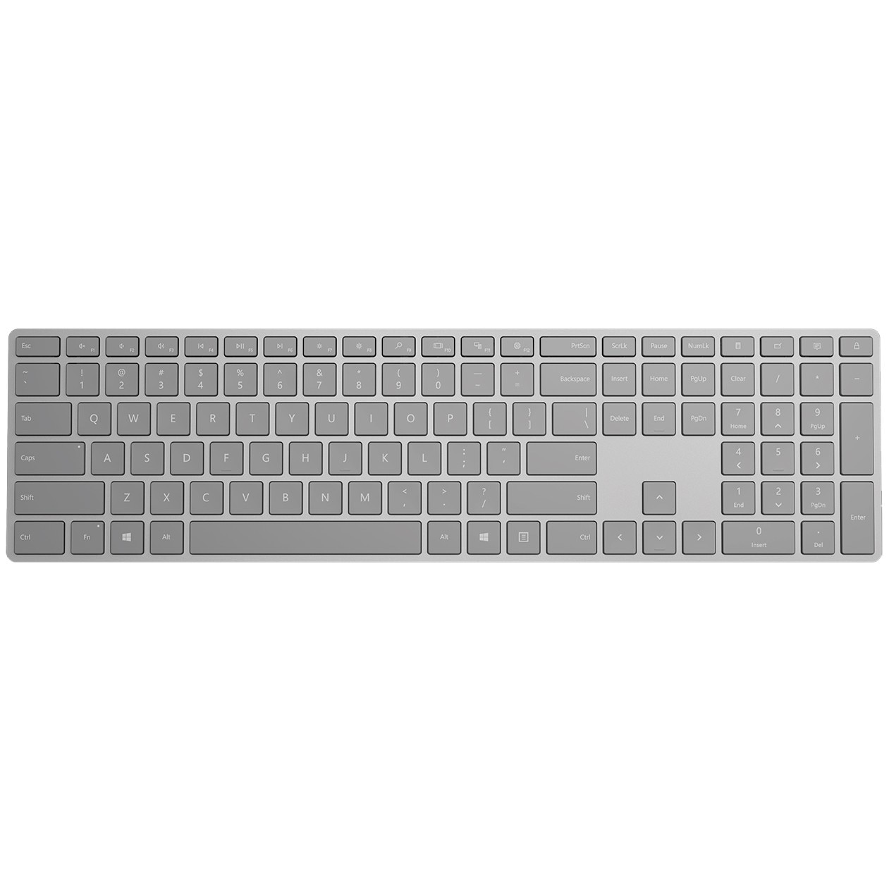 Microsoft Surface langaton näppäimistö (vaaleanharmaa) - Gigantti  verkkokauppa