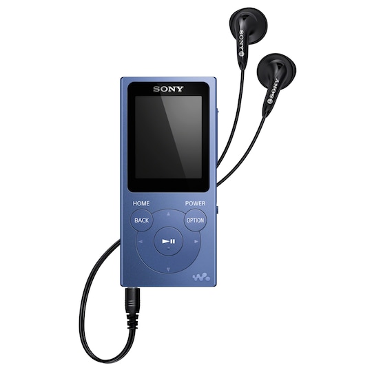 Sony Walkman MP3-soitin 8 GB NWZ-E394 (sininen) - Gigantti verkkokauppa