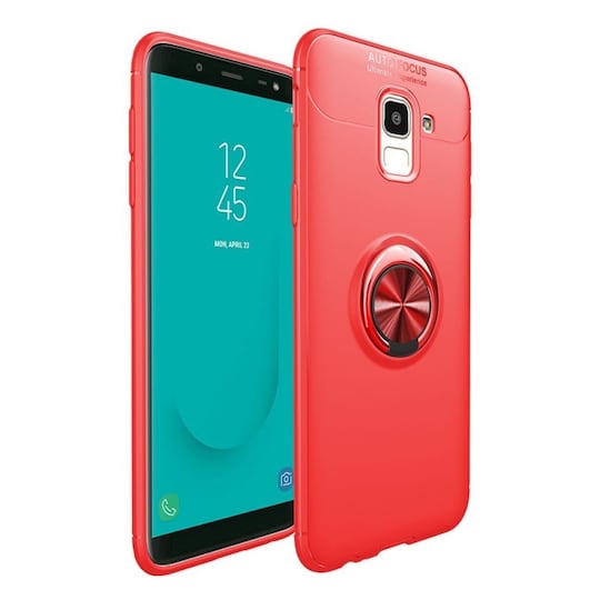 Slim Ring kotelo Samsung Galaxy J6 2018 (SM-J600F) - punainen - Gigantti  verkkokauppa