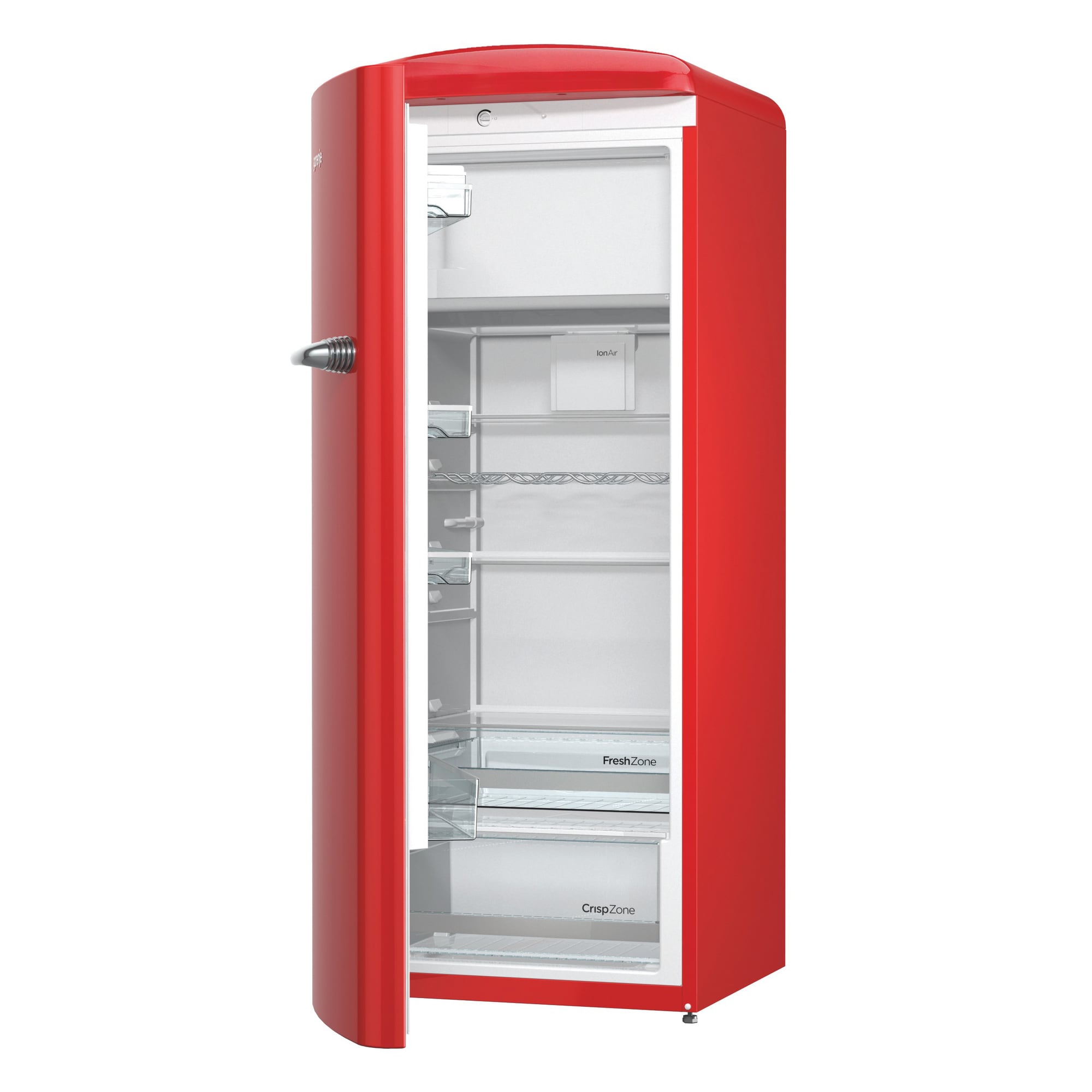 Gorenje Retro jääkaappi ORB153RDL (punainen) - Gigantti verkkokauppa