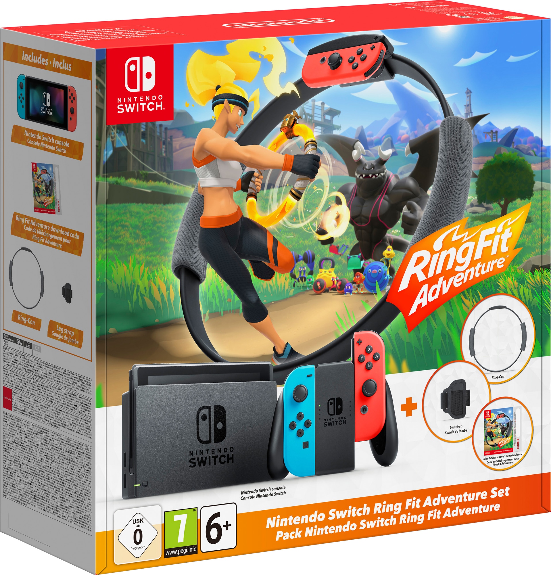 Nintendo Switch pelikonsoli + Ring Fit pakkaus - Gigantti verkkokauppa