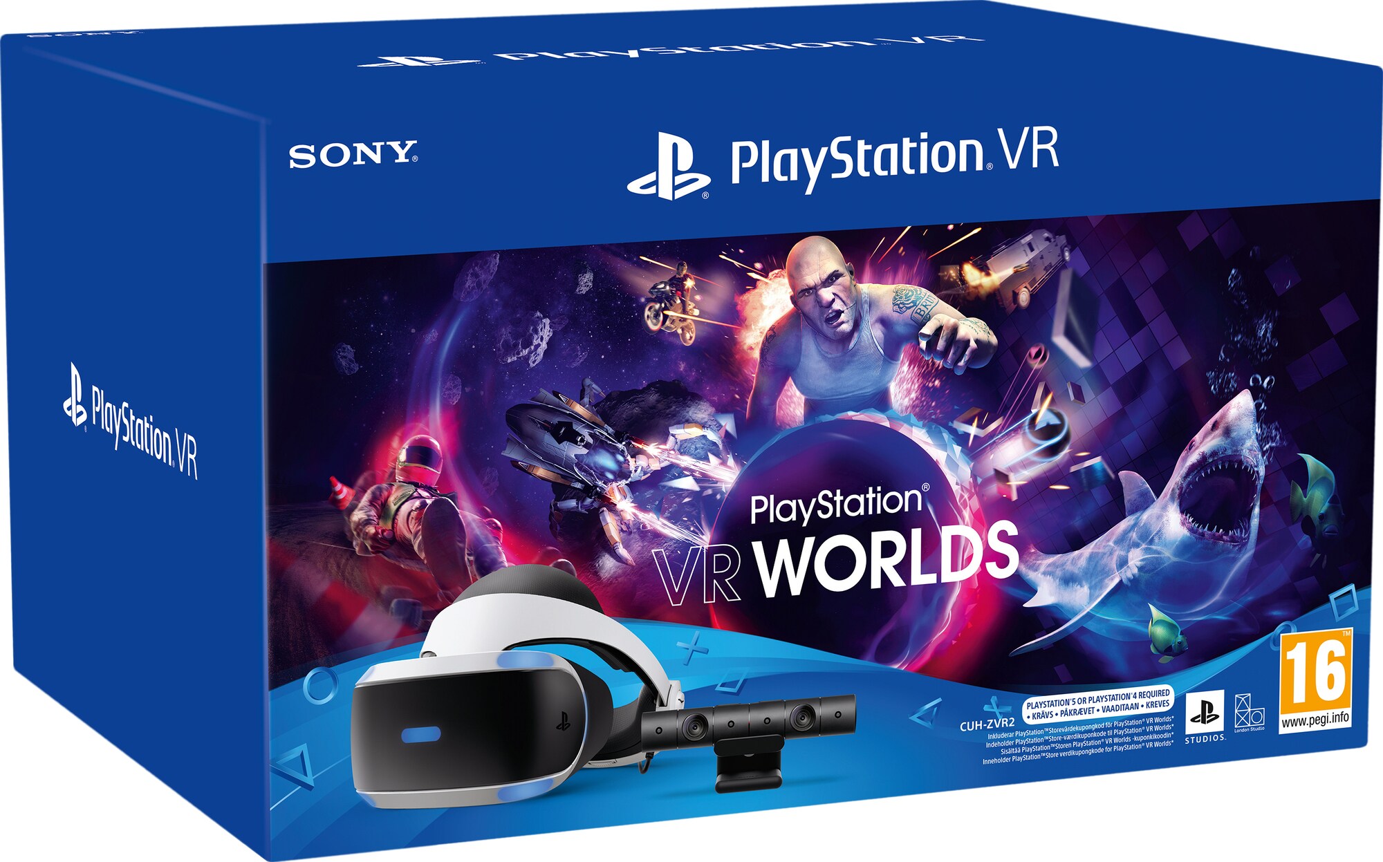 PlayStation VR MK5 pakkaus: PS VR -VR-lasit kameralla + 5 VR-peliä -  Gigantti verkkokauppa