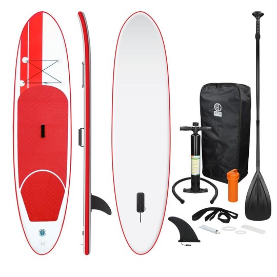 Aufblasbares Stand Up Paddle Board Classic Rot täydellinen setti  308x76x10cm - Gigantti verkkokauppa