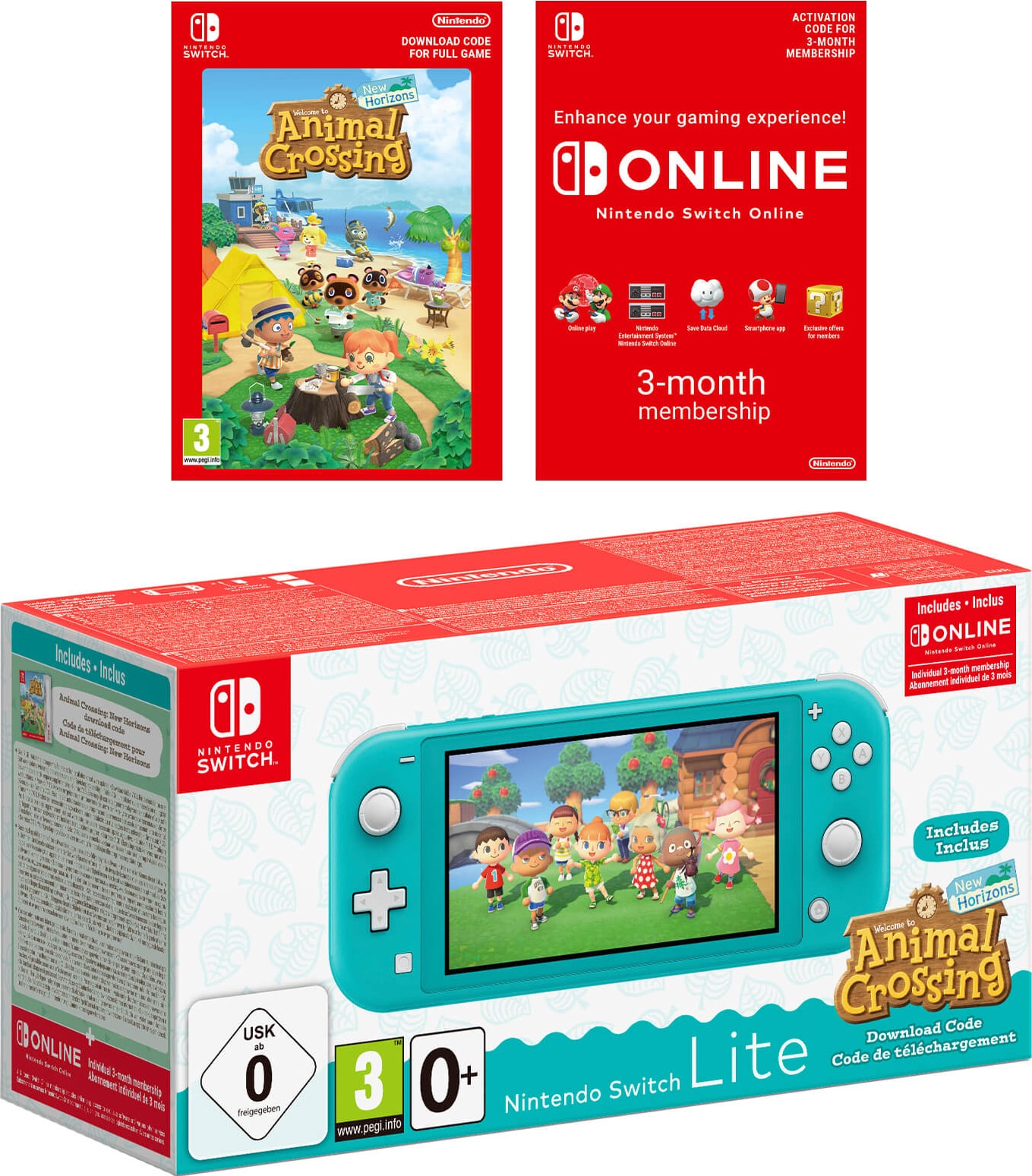 Nintendo Switch Lite Turquoise + Animal Crossing (EU) - Gigantti  verkkokauppa
