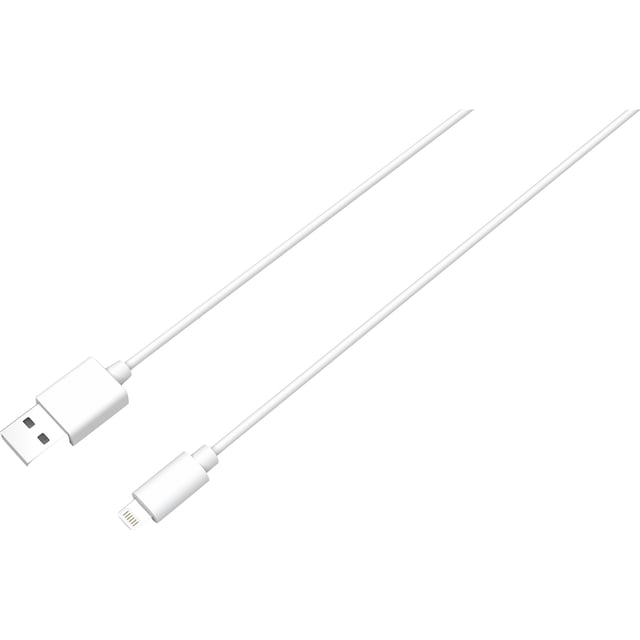 Essentials USB-A - Lightning MFi kaapeli 1m (valkoinen)