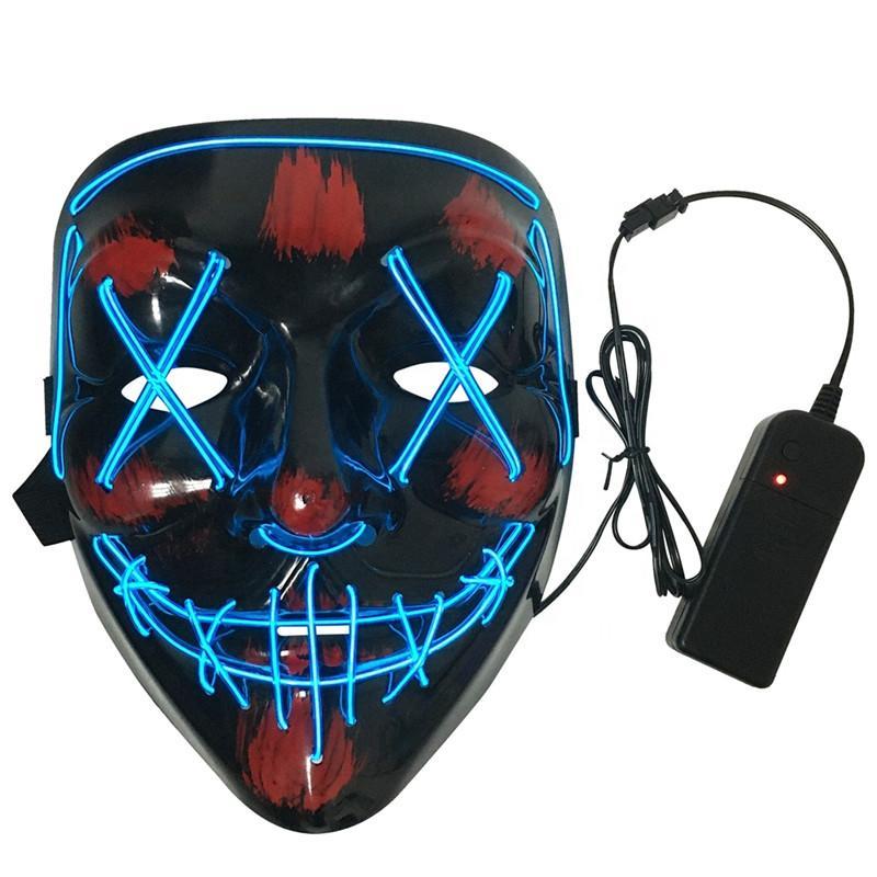 Purge LED -maski sininen - Gigantti verkkokauppa