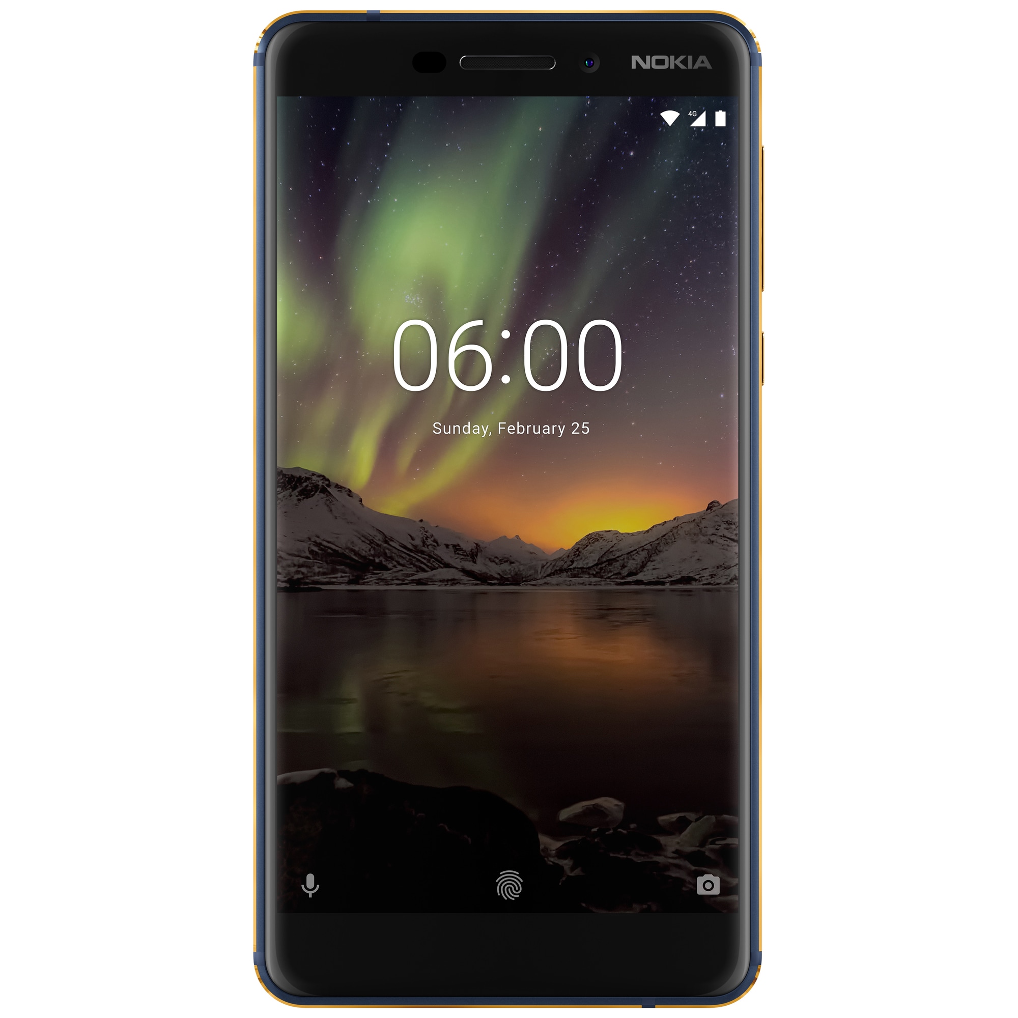 Nokia 6.1 (2018) älypuhelin (sininen/kulta) - Gigantti verkkokauppa