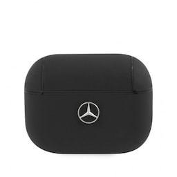 Mercedes Benz AirPods Pro Suojakuori Leather Case Musta