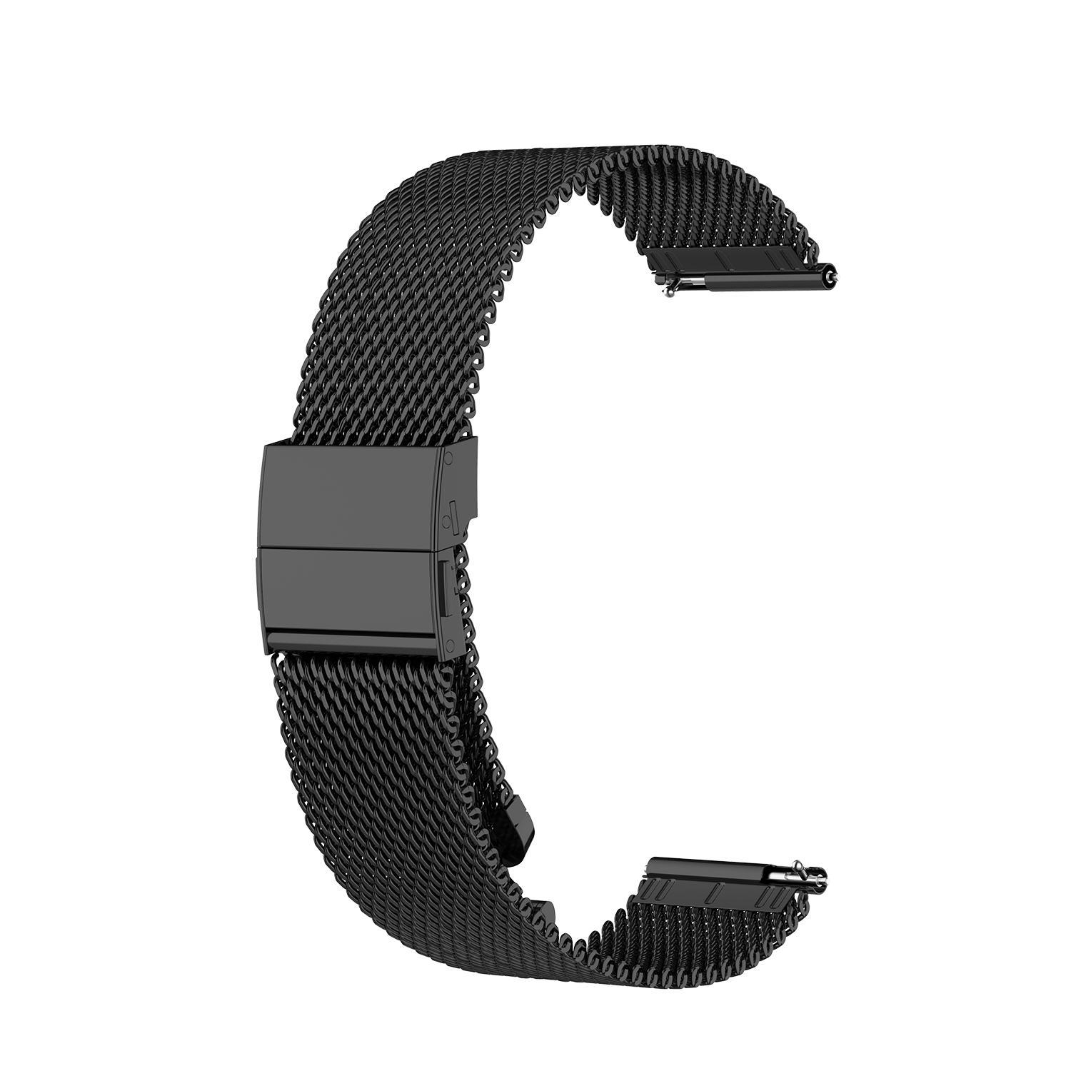 Garmin VivoActive 3 / Move / Forerunner (20 mm) ranneke ruostumatonta  terästä musta - Gigantti verkkokauppa