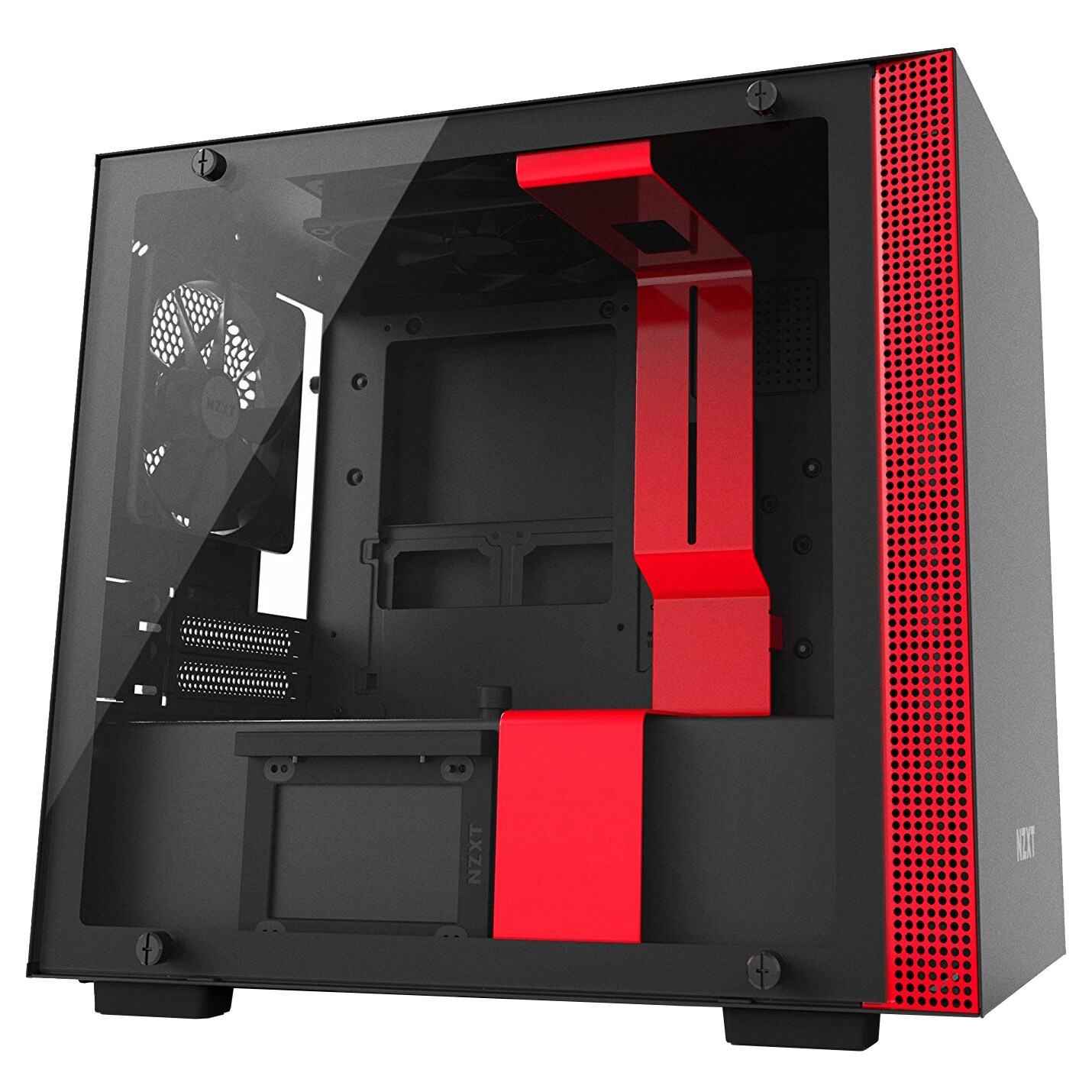 NZXT H200i Mini-ITX PC kotelo (mattamusta/punainen) - Gigantti verkkokauppa