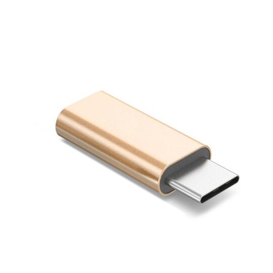 USB-C (uros) - Lightning (naaras) -sovitin - kullanvärinen - Gigantti  verkkokauppa