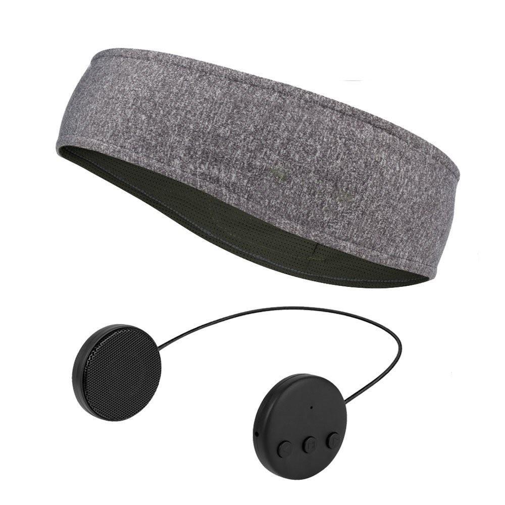 Sovhörlurar - Pannband med Bluetooth hörlurar och mikrofon - grå - Gigantti  verkkokauppa