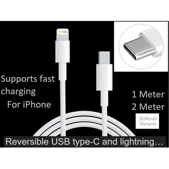Lightning USB-C 3.1:lle - data-/latausjohto - Gigantti verkkokauppa