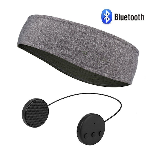 Pääpanta Bluetooth-kuulokkeilla ja mikrofonilla - harmaa - Gigantti  verkkokauppa