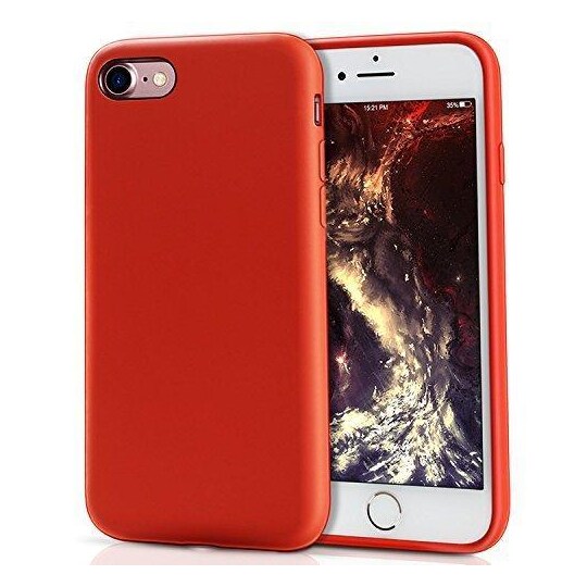 iPhone 7/8 / SE ylimääräinen iskunkestävä kuori - punainen - Gigantti  verkkokauppa