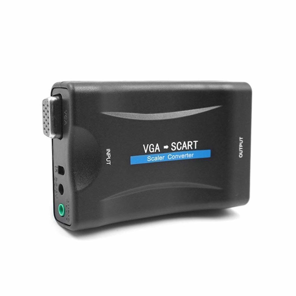 VGA-SCART-adapterisignaalin muunnin kaukosäätimellä - Gigantti verkkokauppa