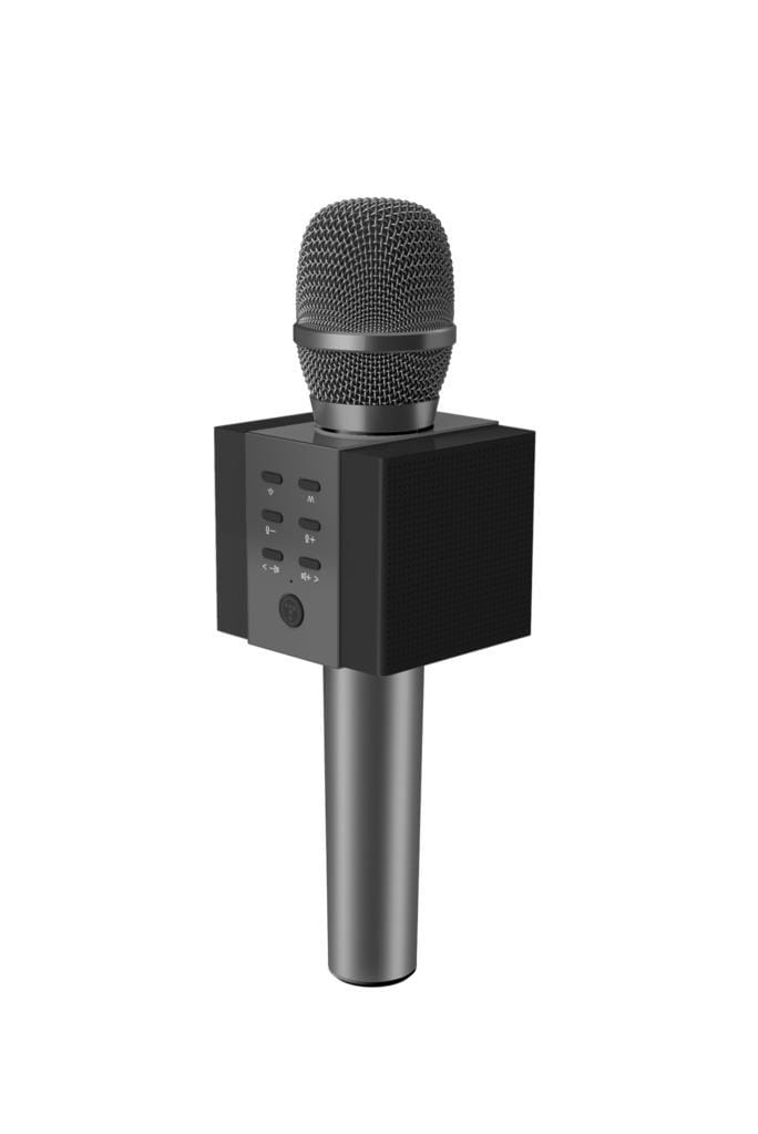 Karaoke mikrofon med Bluetooth högtalare 5W Grafitsvart - Gigantti  verkkokauppa
