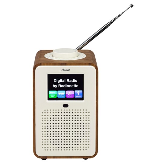Radionette Menuett radio (puu/valkoinen) - Gigantti verkkokauppa