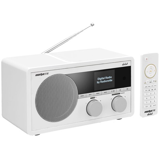 Radionette Solist radio (valkoinen) - Gigantti verkkokauppa