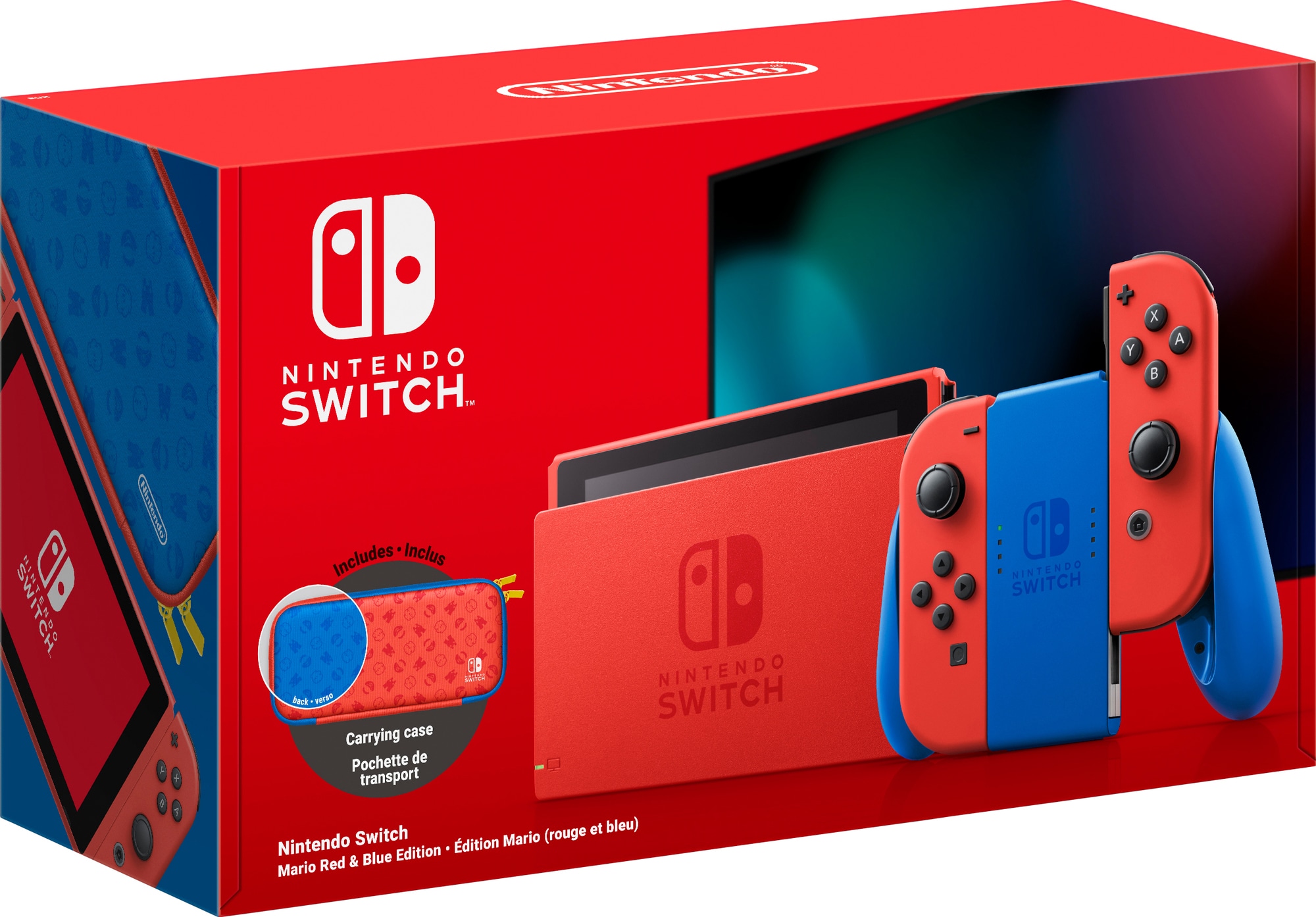 Nintendo Switch Mario Red & Blue Edition pelikonsoli - Gigantti verkkokauppa
