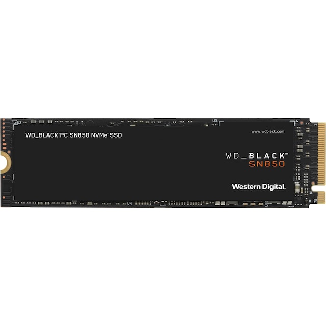 WD Black SN850 NVMe SSD muisti (2TB)