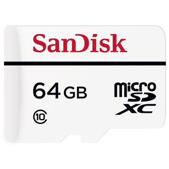SanDisk High Endurance Micro SDXC muistikortti (64 GB) - Gigantti  verkkokauppa