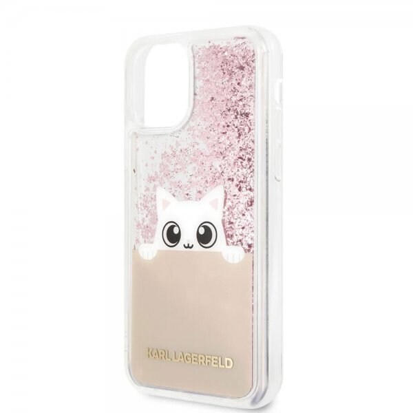 Karl Lagerfeld iPhone 11 Kuori Peek a Boo Vaaleanpunainen Kulta - Gigantti  verkkokauppa