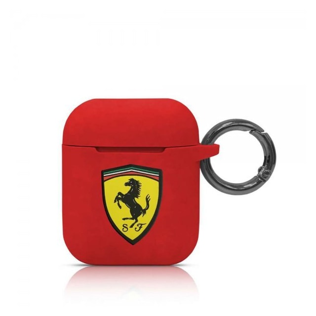 Ferrari AirPods (1/2) Kuori Logolla Punainen