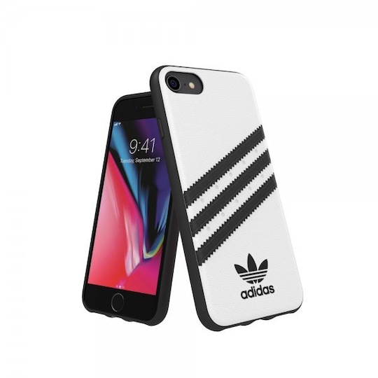 Adidas iPhone 6/6s/7/8/SE Kuori OR Moulded Case FW18 Valkoinen Musta -  Gigantti verkkokauppa