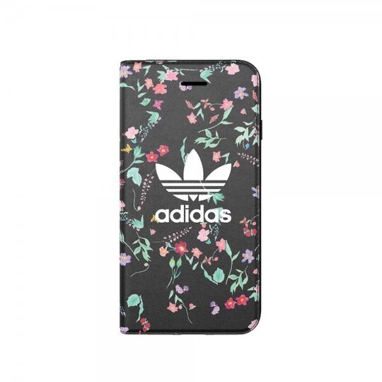 Adidas iPhone 6/6S/7/8/SE Kotelo OR Booklet Case AOP FW18 Kukat Musta -  Gigantti verkkokauppa