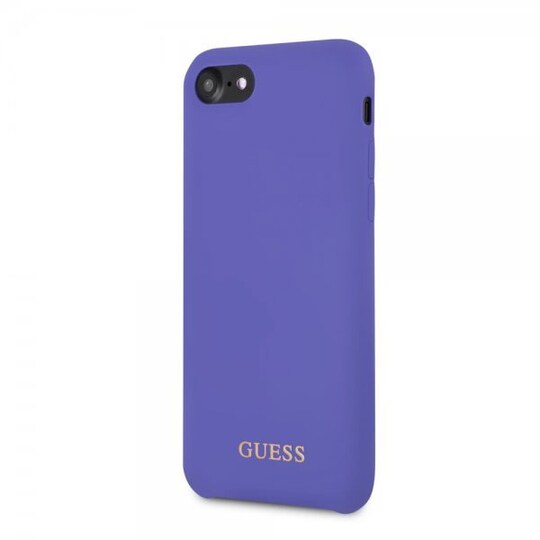 Guess iPhone 7/8/SE Kuori Silikoniii Logo Violetti - Gigantti verkkokauppa