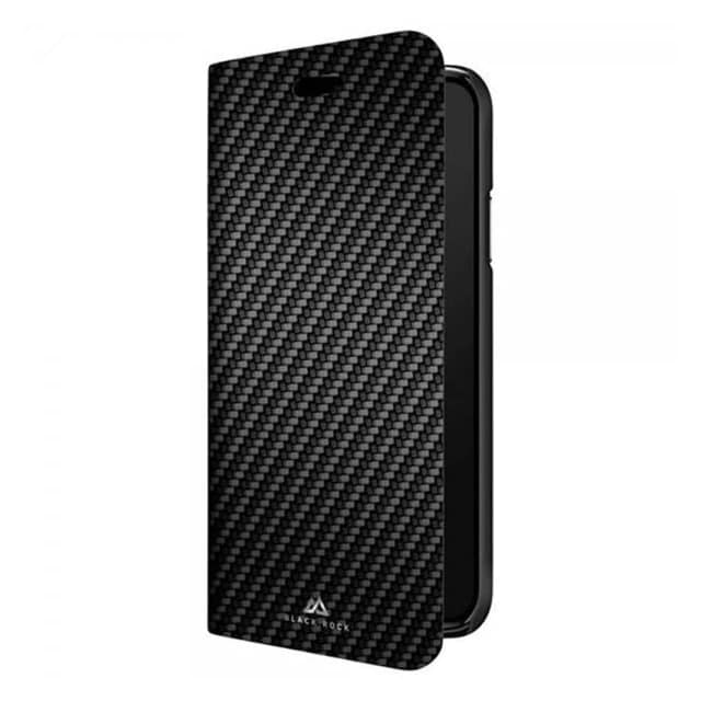 Black Rock Samsung Galaxy S10 Kotelo Flex Carbon Booklet Musta