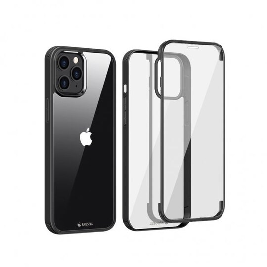 Krusell iPhone 12/iPhone 12 Pro Suojakuori 360 Protection Case Musta -  Gigantti verkkokauppa