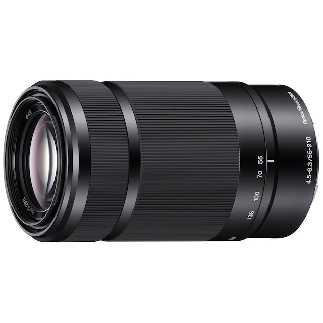 Sony SEL55210 55-210 mm objektiivi (musta)