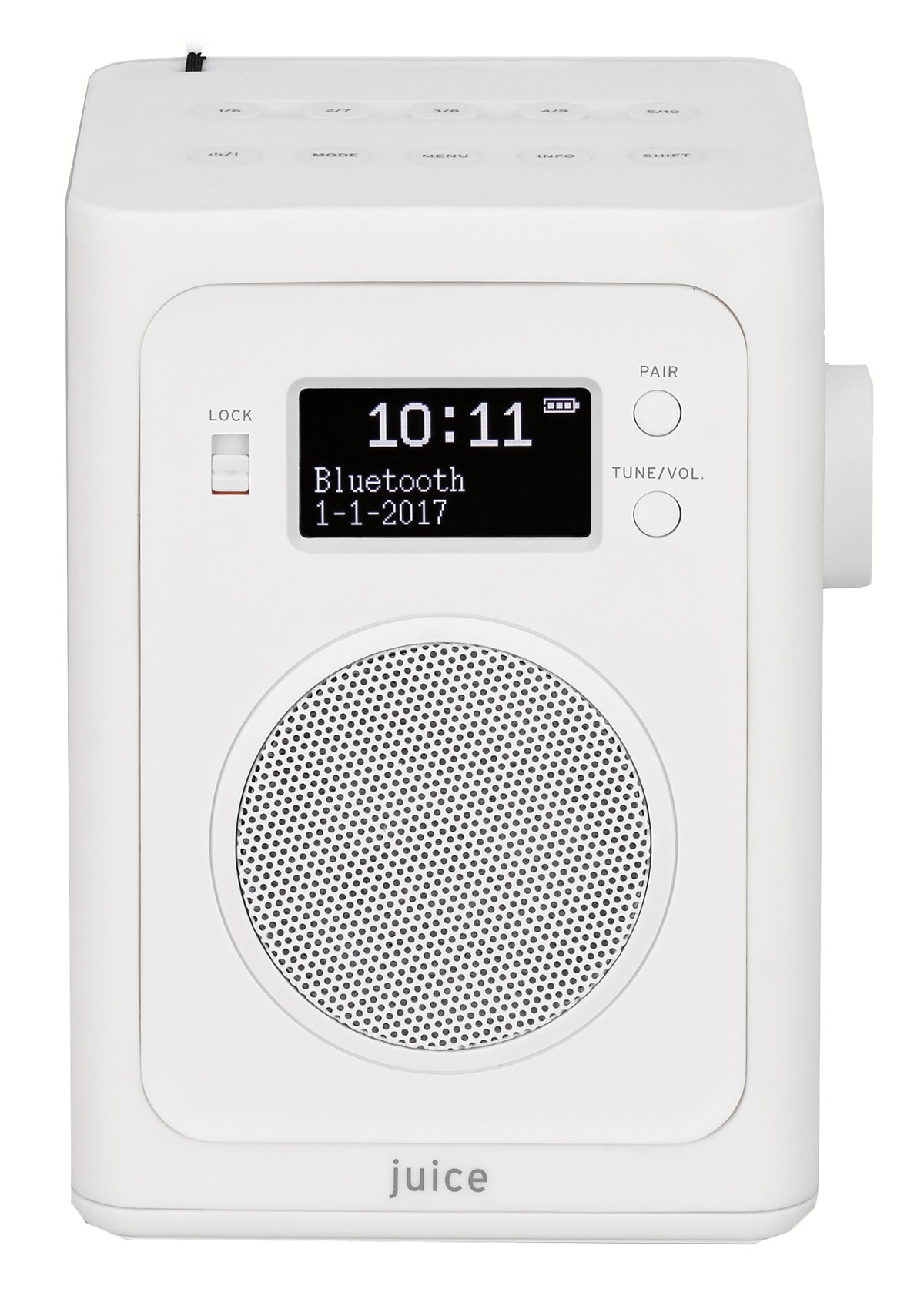 JUICE Portable kannettava radio SJUPWH14E (valkoinen) - Gigantti  verkkokauppa