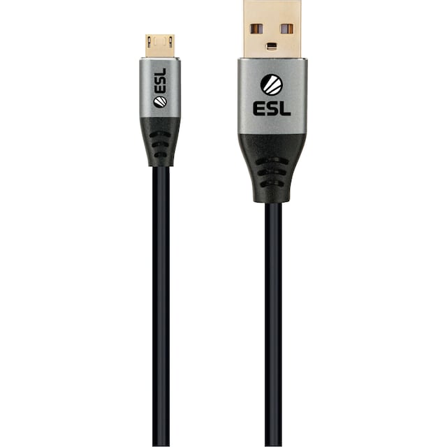 ESL USB-A - Micro-USB PS4/XB1 latauskaapeli 2 m