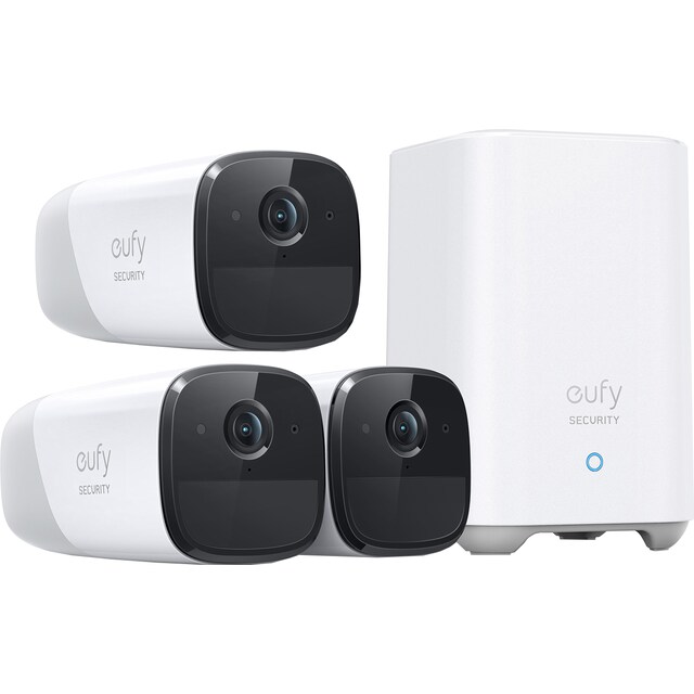 Eufy Cam 2 Pro 3-pack+Eufy Security HomeBase 2 älyvalvontapakkaus