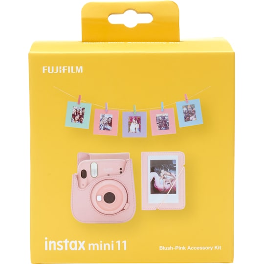 Fujifilm Instax Mini 11 lisävarustepakkaus (pinkki) - Gigantti verkkokauppa